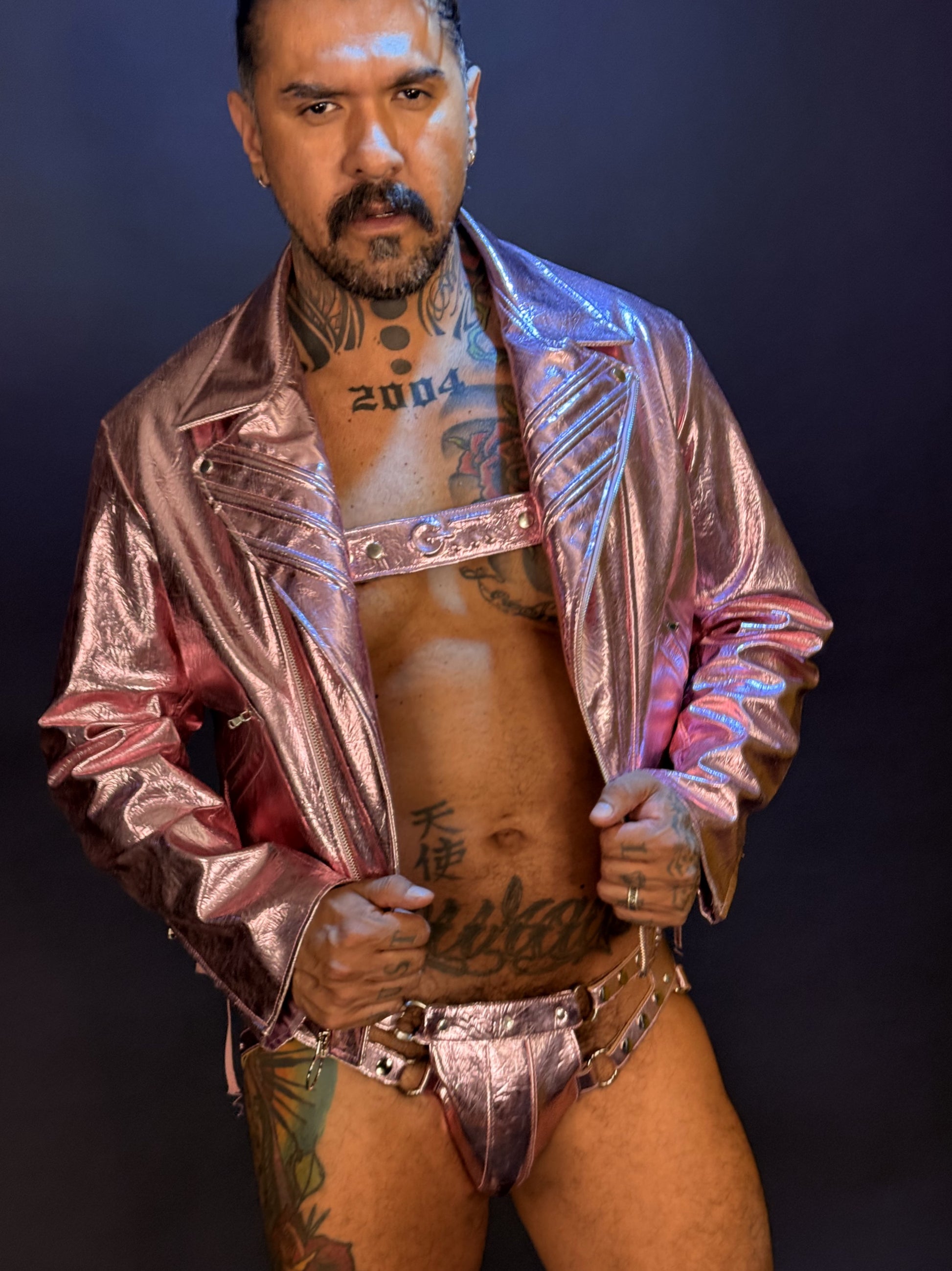 Metallic Pink Jacket