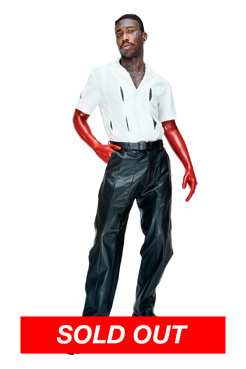Leather Slash Pants