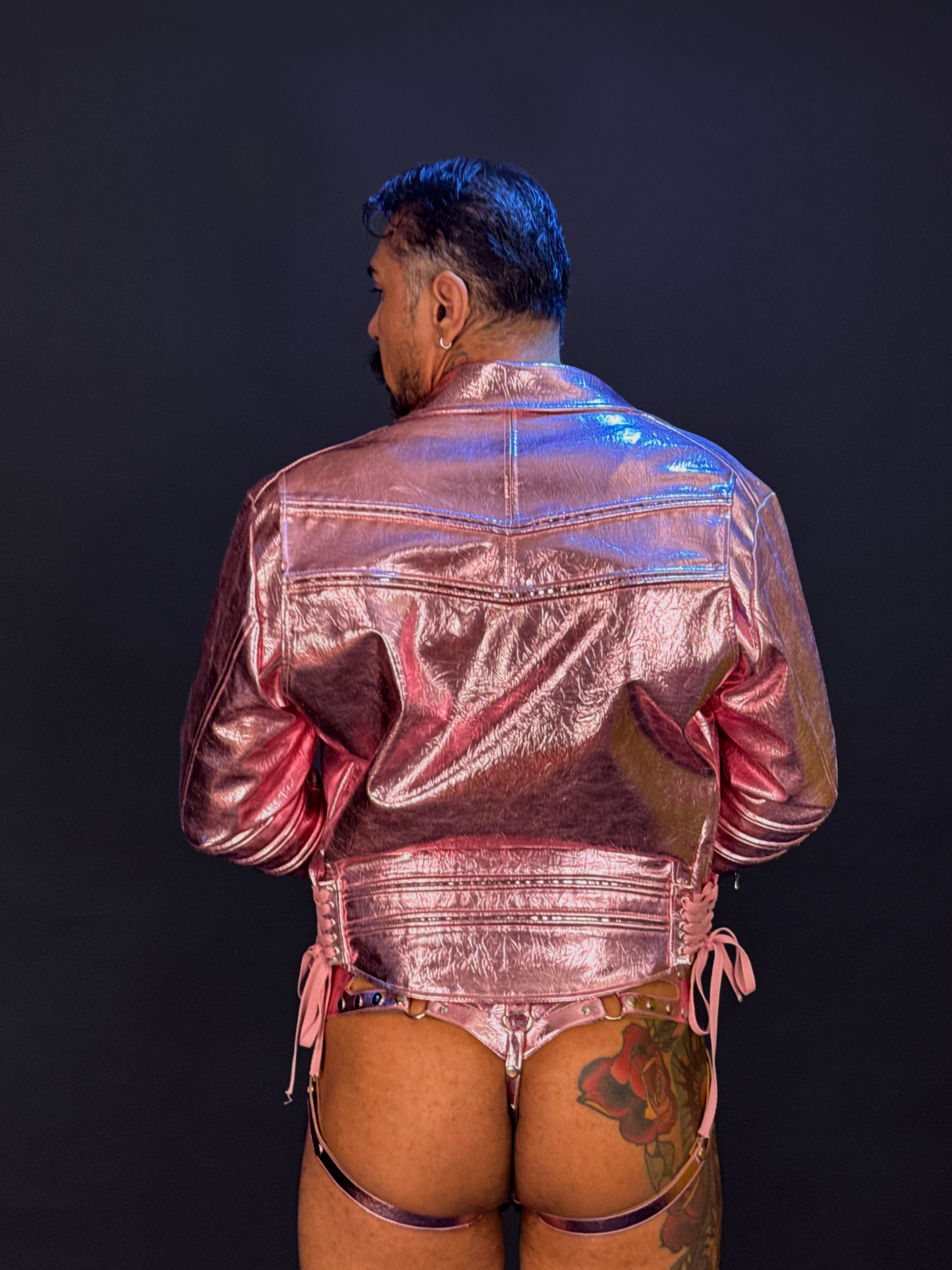 Metallic Pink Jacket