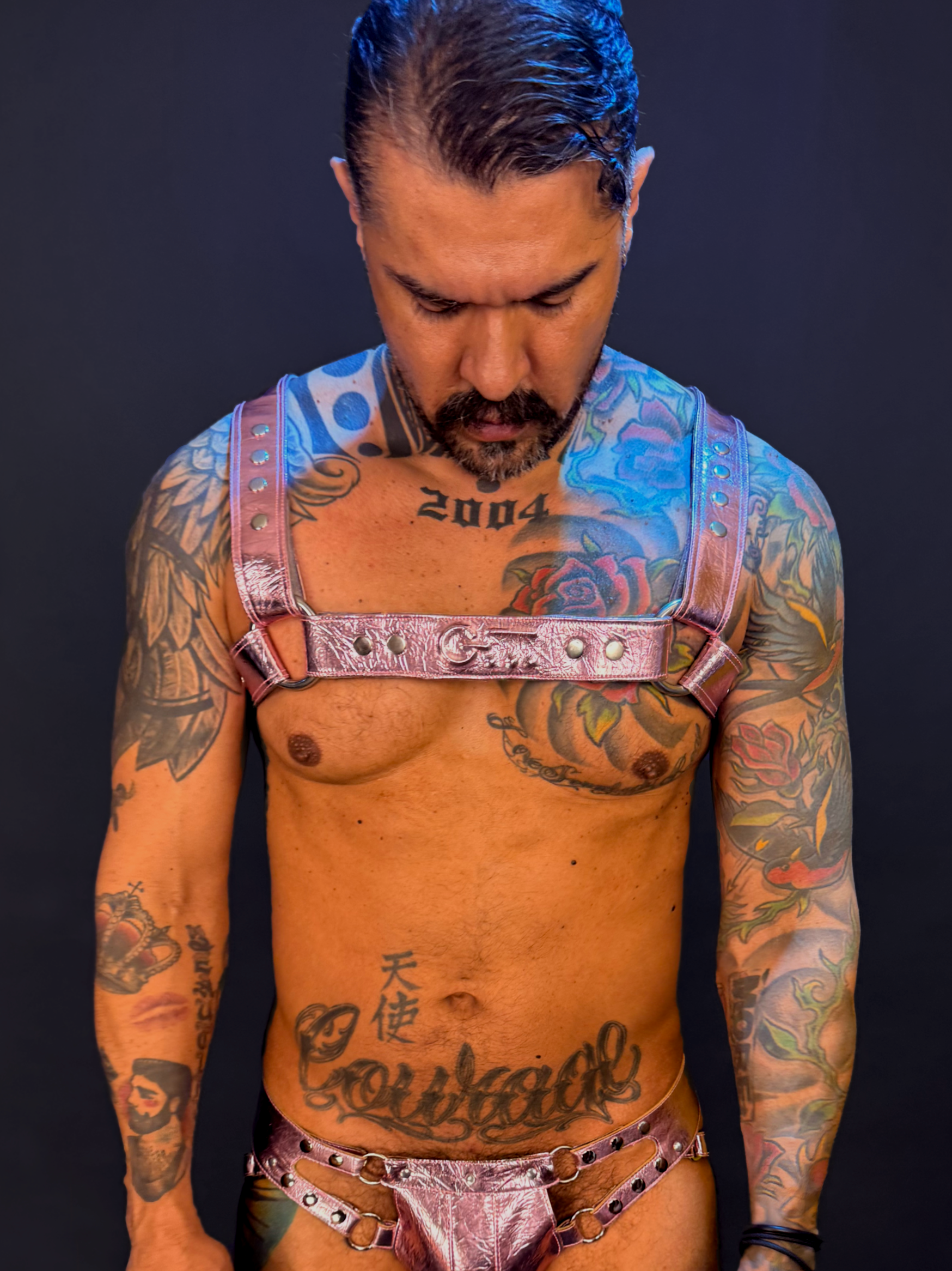 Embossed Pink Harness