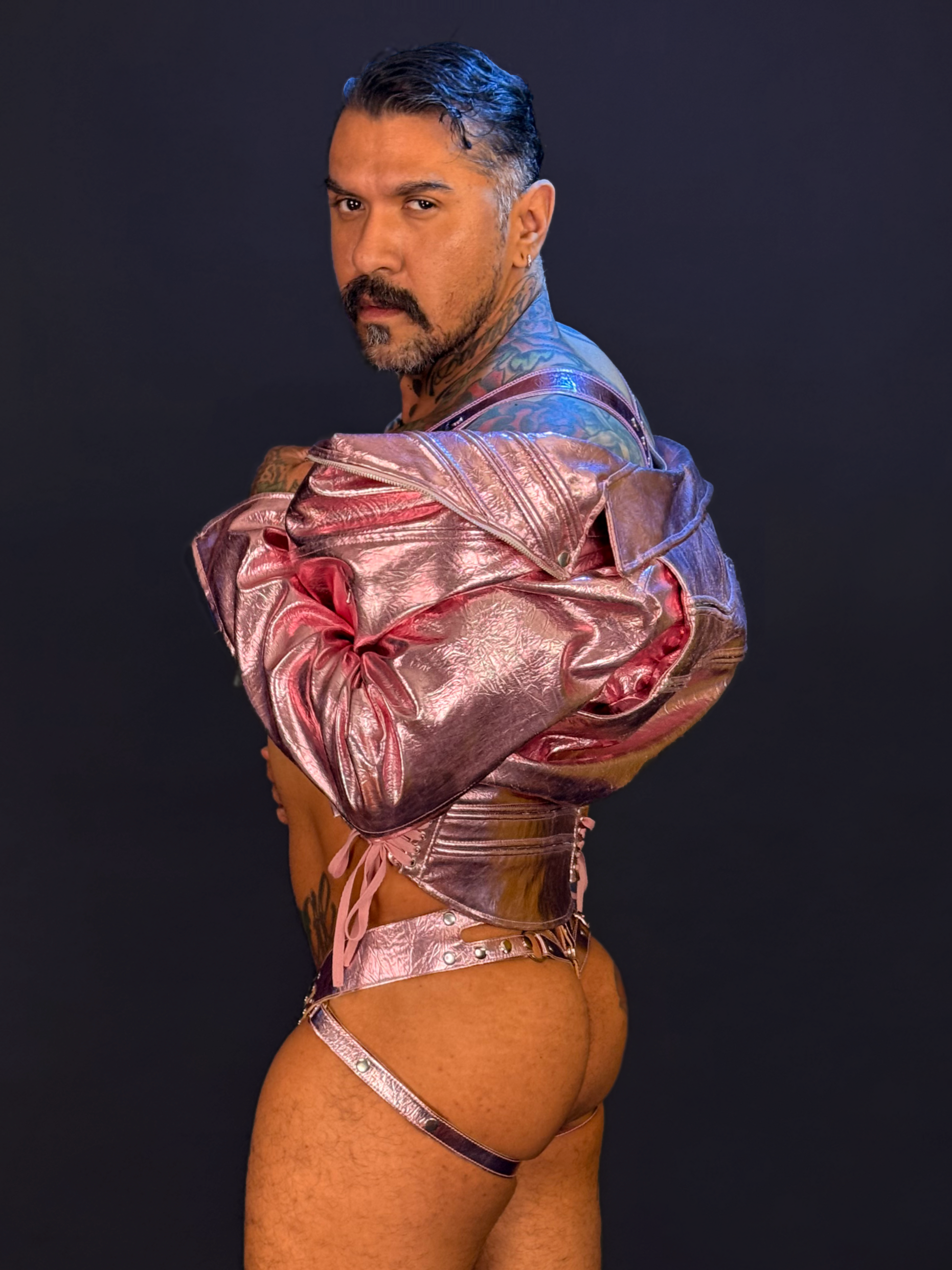 Metallic Pink Jacket