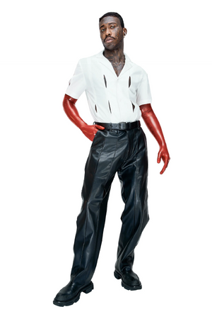 Leather Slash Pants