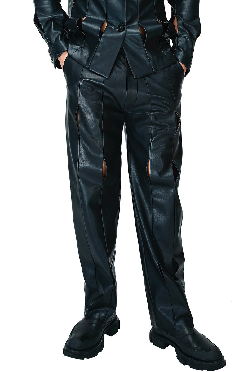 Leather Slash Pants